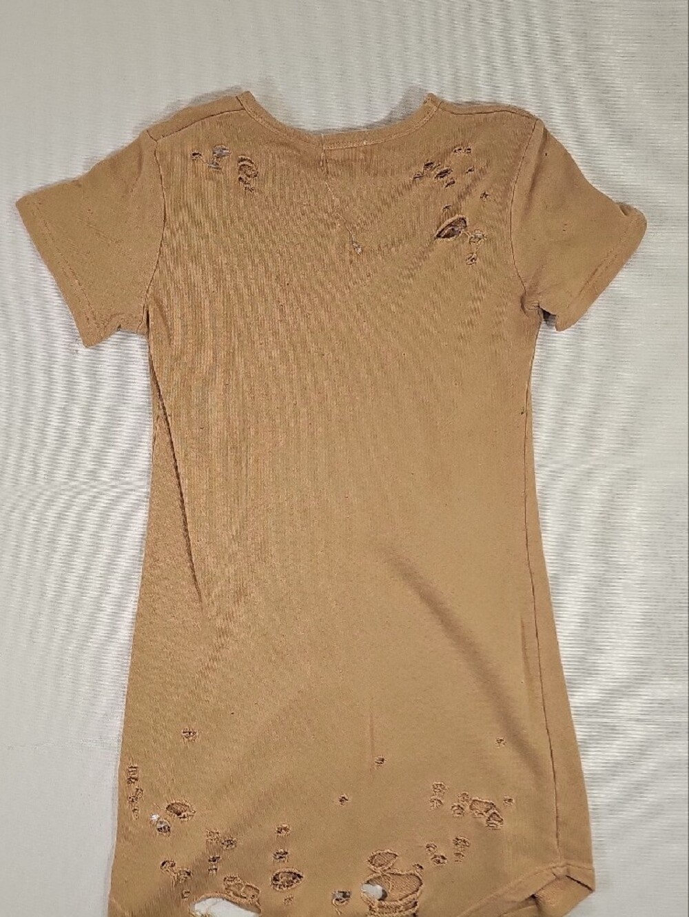 Better Be Camel Tan Crewneck Knit Top - Picture 3 of 5